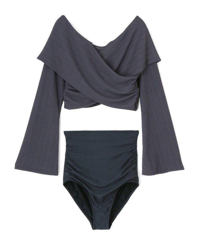 【三愛水着楽園/San-ai Resort】の【SALE】トップス付き3点セット水着 9M 【San-ai Resort(サンアイリゾート)】 インテリア・キッズ・メンズ・レディースファッション・服の通販 founy(ファニー) https://founy.com/ ファッション Fashion レディースファッション Fashion for Women 水着 Swimwear レディース水着・ビーチウェア Swimwear & Beachwear ギャザー Gathered, Ruffled クール Cool, Chic ショーツ Shorts, Short Pants シンプル Simple, Minimal ストレッチ Stretch, Stretchy Fabric スリーブ Sleeve, Long Sleeve / Short Sleeve ハイネック High Neck, Mock Neck バランス Balance, Style Balance 夏 Summer S/S・春夏 SS, Spring/Summer, Warm Season 水着 Swimsuit, Swimwear A/W・秋冬 Autumn/Winter |ID: prp329100004675506 ipo3291000000034316635