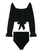【三愛水着楽園/San-ai Resort】の【SALE】トップス付き3点セット水着 9M 【San-ai Resort(サンアイリゾート)】 人気、トレンドファッション・服の通販 founy(ファニー) ファッション Fashion レディースファッション Fashion for Women 水着 Swimwear レディース水着・ビーチウェア Swimwear & Beachwear おすすめ Recommended / Our Picks アンダー Underwear Essentials スリーブ Sleeve, Long Sleeve / Short Sleeve トレンド Trend, Trending Now ポケット Pocket, Pocket Detail ラップ Wrap, Wrap Design リボン Ribbon, Bow ワイヤー Wire, Wired Bra 夏 Summer S/S・春夏 SS, Spring/Summer, Warm Season 水着 Swimsuit, Swimwear A/W・秋冬 Autumn/Winter thumbnail ブラック|ID: prp329100004675506 ipo3291000000035845660