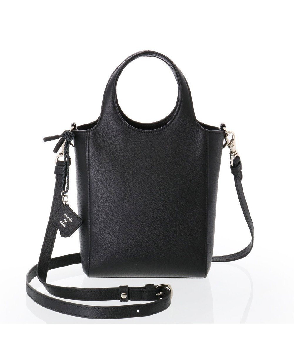 【イビサ/IBIZA】のMUNDO 2WAYバッグ インテリア・キッズ・メンズ・レディースファッション・服の通販 founy(ファニー) 　ファッション　Fashion　レディースファッション　Fashion for Women　バッグ　Bags　黒|ID: prp329100004675536 ipo3291000000034315686