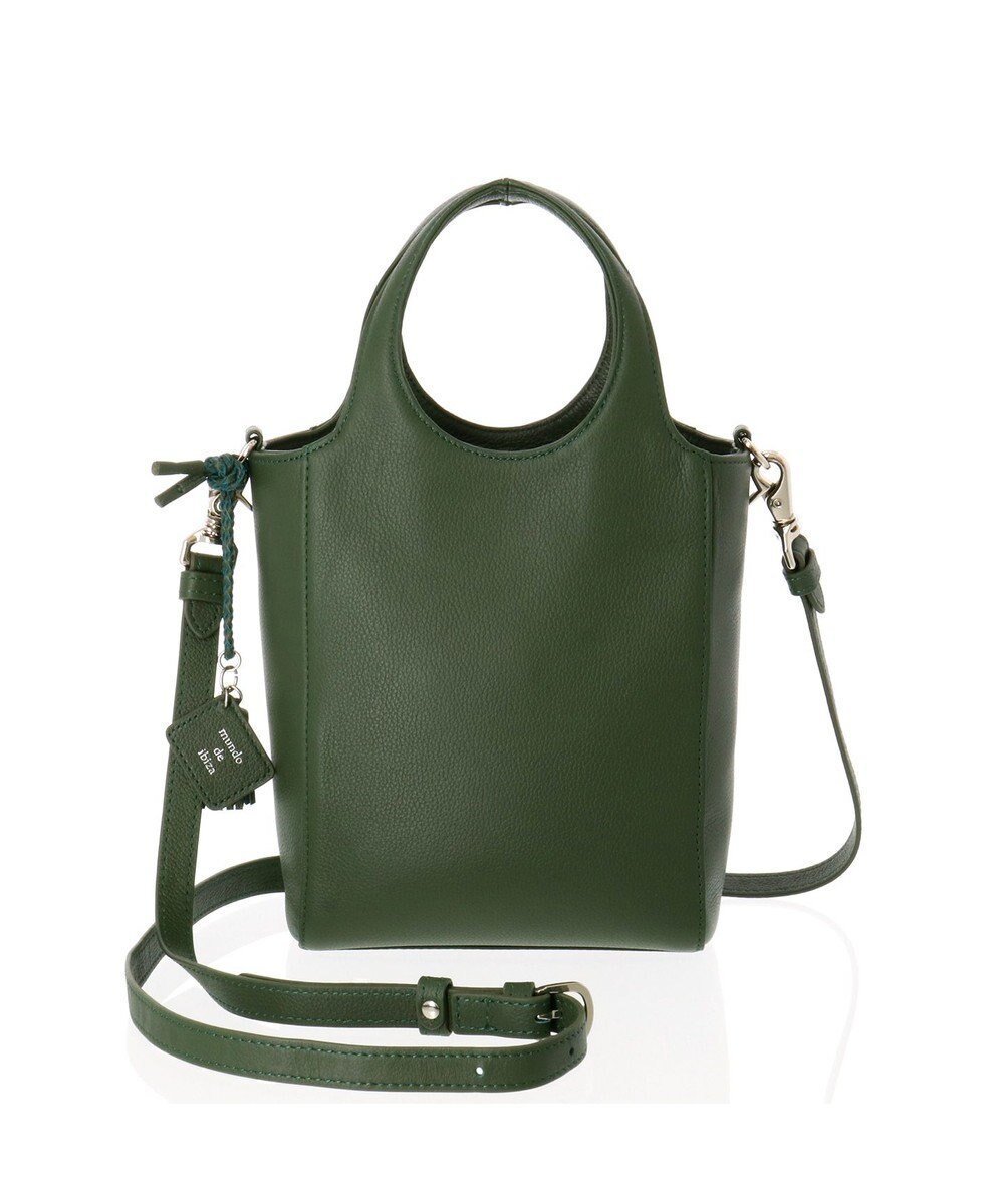 【イビサ/IBIZA】のMUNDO 2WAYバッグ インテリア・キッズ・メンズ・レディースファッション・服の通販 founy(ファニー) 　ファッション　Fashion　レディースファッション　Fashion for Women　バッグ　Bags　ダークグリーン|ID: prp329100004675536 ipo3291000000034315688