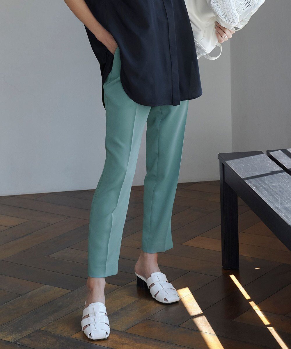 【アイシービー/iCB】の【接触冷感・UVケア・速乾・洗える】FluidBackSatin ドロストパンツ インテリア・キッズ・メンズ・レディースファッション・服の通販 founy(ファニー) ファッション Fashion レディースファッション Fashion for Women パンツ Pants & Trousers 春 Spring 洗える Machine Washable サテン Satin, Glossy Fabric セットアップ Set-Up, Coordinated Outfit ノースリーブ Sleeveless, No-Sleeve 人気 Popular, Best Seller フロント Front, Front Design ポケット Pocket, Pocket Detail S/S・春夏 SS, Spring/Summer, Warm Season おすすめ Recommended / Our Picks 夏 Summer 2023春夏・S/S Spring/Summer 2023 SS23 2023年 2023 セラドン系|ID: prp329100004675538 ipo3291000000034807265