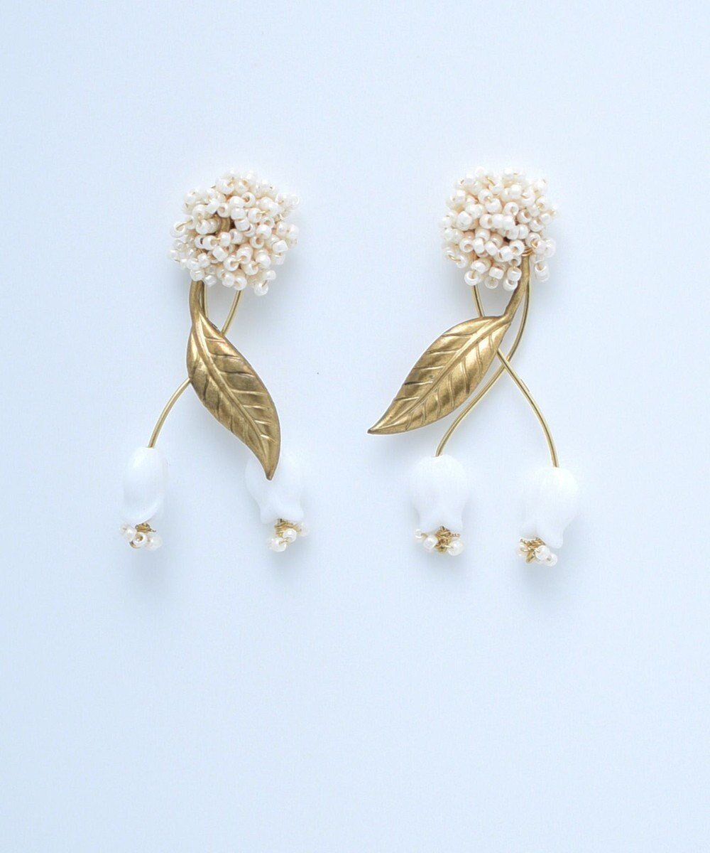 【モンシロ/monshiro】のスズラン ピアス 人気、トレンドファッション・服の通販 founy(ファニー) ファッション Fashion レディースファッション Fashion for Women アクセサリー Fashion Accessories イヤリング Earrings ヴィンテージ Vintage Style ジュエリー Jewelry, Accessories パーティ Party, Party Style ボックス Boxy, Box Shape モチーフ Motif, Design Theme おすすめ Recommended / Our Picks セレモニー Ceremony 結婚式 Wedding other-1|ID: prp329100004675550 ipo3291000000034315836