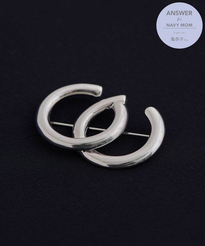 【ハッシュニュアンス/#Newans】の【セレモニーにも】ダブルCブローチ インテリア・キッズ・メンズ・レディースファッション・服の通販 founy(ファニー) https://founy.com/ ファッション Fashion レディースファッション Fashion for Women アクセサリー Fashion Accessories シルバー Silver, Metallic Silver セレモニー Ceremony ダブル Double, Double-Breasted ブローチ Brooch, Pin Brooch モダン Modern, Contemporary 卒業式 Graduation Ceremony |ID: prp329100004675568 ipo3291000000034355372