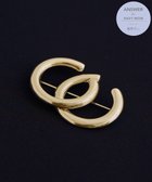 【ハッシュニュアンス/#Newans】の【セレモニーにも】ダブルCブローチ ゴールド系|ID: prp329100004675568 ipo3291000000034355374