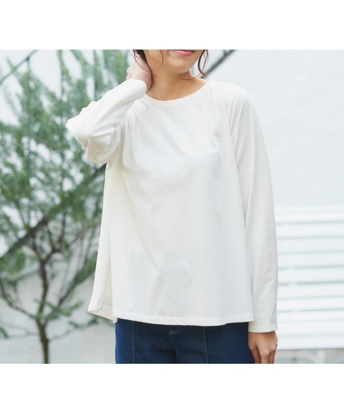 【フェルゥ/Feroux】の裾フレア ロンT インテリア・キッズ・メンズ・レディースファッション・服の通販 founy(ファニー) https://founy.com/ ファッション Fashion レディースファッション Fashion for Women トップス・カットソー Cut & Sew Tops シャツ・ブラウス・オフィスカジュアル Elegant Blouses & Button-Ups ロングTシャツ・Tシャツ Longline T-Shirts & Tees カットソー・ベーシックTシャツ Cut-and-Sewn Tops / Stretch Tees & Basics カットソー Cut and Sewn Top フレア Flare, Flared ボーダー Border, Stripe 夏 Summer 春 Spring S/S・春夏 SS, Spring/Summer, Warm Season |ID: prp329100004675570 ipo3291000000033785714