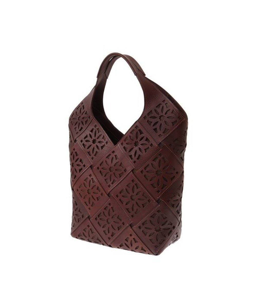 【ゲンテン/genten】のサステナブルカットワーク トートバッグ(大) インテリア・キッズ・メンズ・レディースファッション・服の通販 founy(ファニー) 　ファッション　Fashion　レディースファッション　Fashion for Women　バッグ　Bags　定番　Standard, Basic Item　パターン　Pattern, Design Print　ポケット　Pocket, Pocket Detail　ワーク　Workwear, Utility Style　ノウチャ|ID: prp329100004675574 ipo3291000000034316997