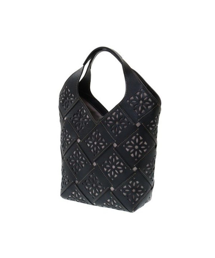 【ゲンテン/genten】のサステナブルカットワーク トートバッグ(中) インテリア・キッズ・メンズ・レディースファッション・服の通販 founy(ファニー) https://founy.com/ ファッション Fashion レディースファッション Fashion for Women バッグ Bags 定番 Standard, Basic Item パターン Pattern, Design Print ポケット Pocket, Pocket Detail ワーク Workwear, Utility Style |ID: prp329100004675575 ipo3291000000034317004