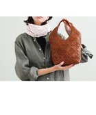 【ゲンテン/genten】のサステナブルカットワーク トートバッグ(中) チャ|ID: prp329100004675575 ipo3291000000034317009