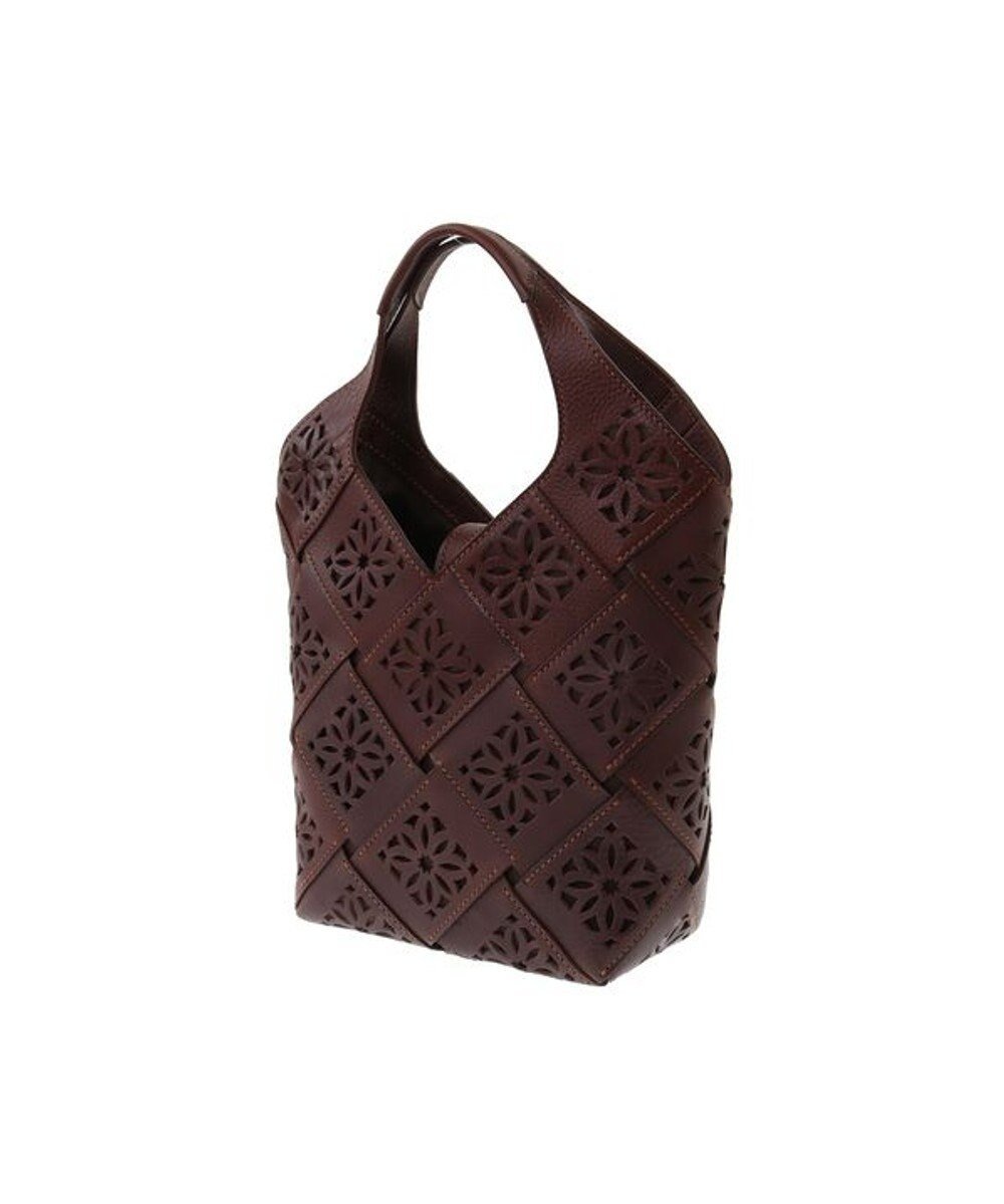 【ゲンテン/genten】のサステナブルカットワーク トートバッグ(中) インテリア・キッズ・メンズ・レディースファッション・服の通販 founy(ファニー) 　ファッション　Fashion　レディースファッション　Fashion for Women　バッグ　Bags　定番　Standard, Basic Item　パターン　Pattern, Design Print　ポケット　Pocket, Pocket Detail　ワーク　Workwear, Utility Style　ノウチャ|ID: prp329100004675575 ipo3291000000034317014