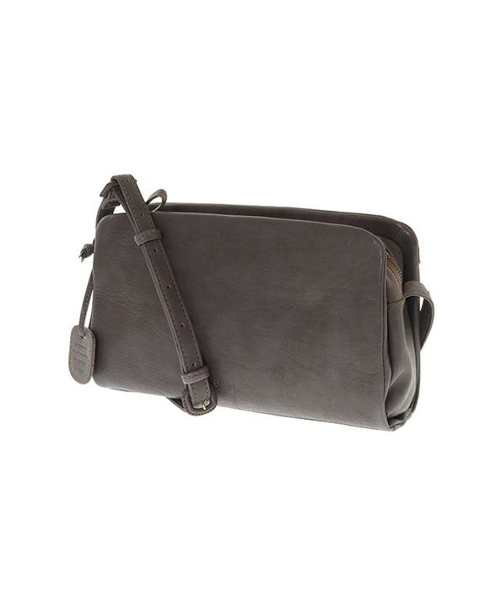 【ゲンテン/genten】のゴートベーシック スクエアショルダーバッグ インテリア・キッズ・メンズ・レディースファッション・服の通販 founy(ファニー) 　ファッション　Fashion　レディースファッション　Fashion for Women　バッグ　Bags　ウォッシュ　Washed Finish　ヴィンテージ　Vintage Style　ショルダー　Shoulder, Shoulder Strap　スクエア　Square, Square Shape　タオル　Towel, Bath Towel　ポケット　Pocket, Pocket Detail　グレー|ID: prp329100004675580 ipo3291000000034317068