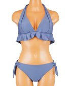 【三愛水着楽園/San-ai Resort】のナチュラルだけどしっかり盛れる【ナチュラルアップブラ】Solidノンワイヤービキニ ブルー|ID: prp329100004675600 ipo3291000000034317277