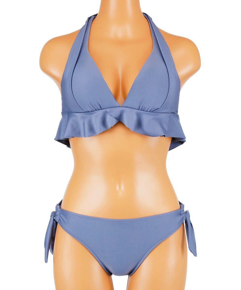 【三愛水着楽園/San-ai Resort】のナチュラルだけどしっかり盛れる【ナチュラルアップブラ】Solidノンワイヤービキニ インテリア・キッズ・メンズ・レディースファッション・服の通販 founy(ファニー) ファッション Fashion レディースファッション Fashion for Women 水着 Swimwear レディース水着・ビーチウェア Swimwear & Beachwear おすすめ Recommended / Our Picks アンダー Underwear Essentials ショーツ Shorts, Short Pants トレンド Trend, Trending Now ビキニ Bikini, Two-Piece Swimsuit フェミニン Feminine, Girly フリル Frill, Ruffle リボン Ribbon, Bow ワイヤー Wire, Wired Bra 夏 Summer S/S・春夏 SS, Spring/Summer, Warm Season 水着 Swimsuit, Swimwear A/W・秋冬 Autumn/Winter ブルー|ID: prp329100004675600 ipo3291000000034317277