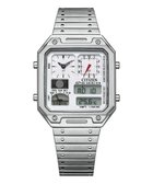 【シチズン/CITIZEN】の【復刻デザイン】1982年の「サーモセンサー」を現代風にリバイバル 温度センサー搭載のコンビネーションウオッチ ホワイト|ID: prp329100004675601 ipo3291000000033785847