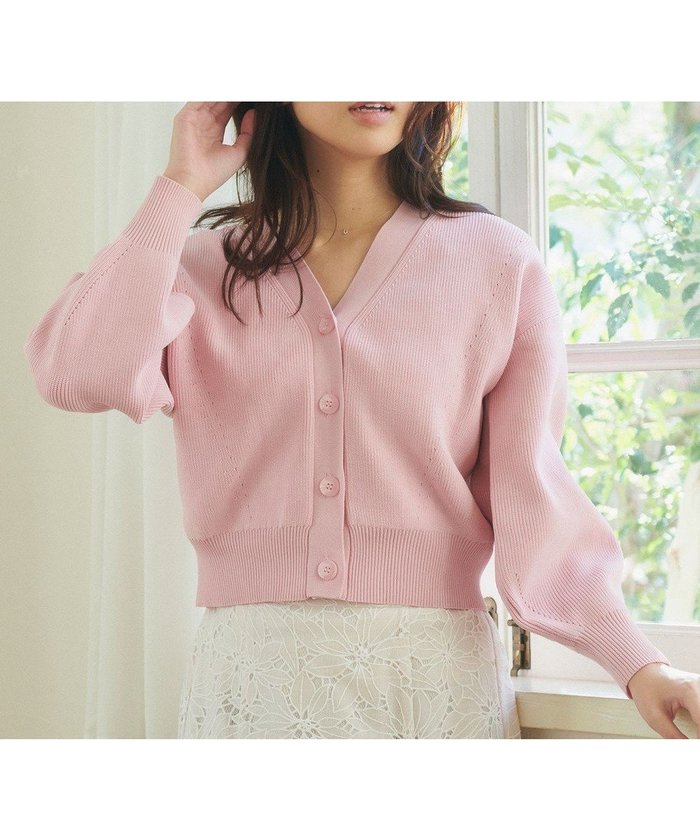 【フェルゥ/Feroux】のVネック カーディガン インテリア・キッズ・メンズ・レディースファッション・服の通販 founy(ファニー) https://founy.com/ ファッション Fashion レディースファッション Fashion for Women トップス・カットソー Cut & Sew Tops カーディガン・羽織り Layered Style Cardigans Vネックトップス V-Neck Tops / V-Cut Neckline Shirts カーディガン Cardigan, Knitwear 夏 Summer 春 Spring S/S・春夏 SS, Spring/Summer, Warm Season |ID: prp329100004675604 ipo3291000000034270136