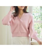 【フェルゥ/Feroux】のVネック カーディガン ピンク系|ID: prp329100004675604 ipo3291000000036287955