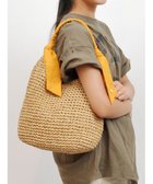 【アンビリオン/UNBILLION】のcachecache 下がりリボンワンハンドルトートバッグ マスタード|ID: prp329100004675609 ipo3291000000034317310