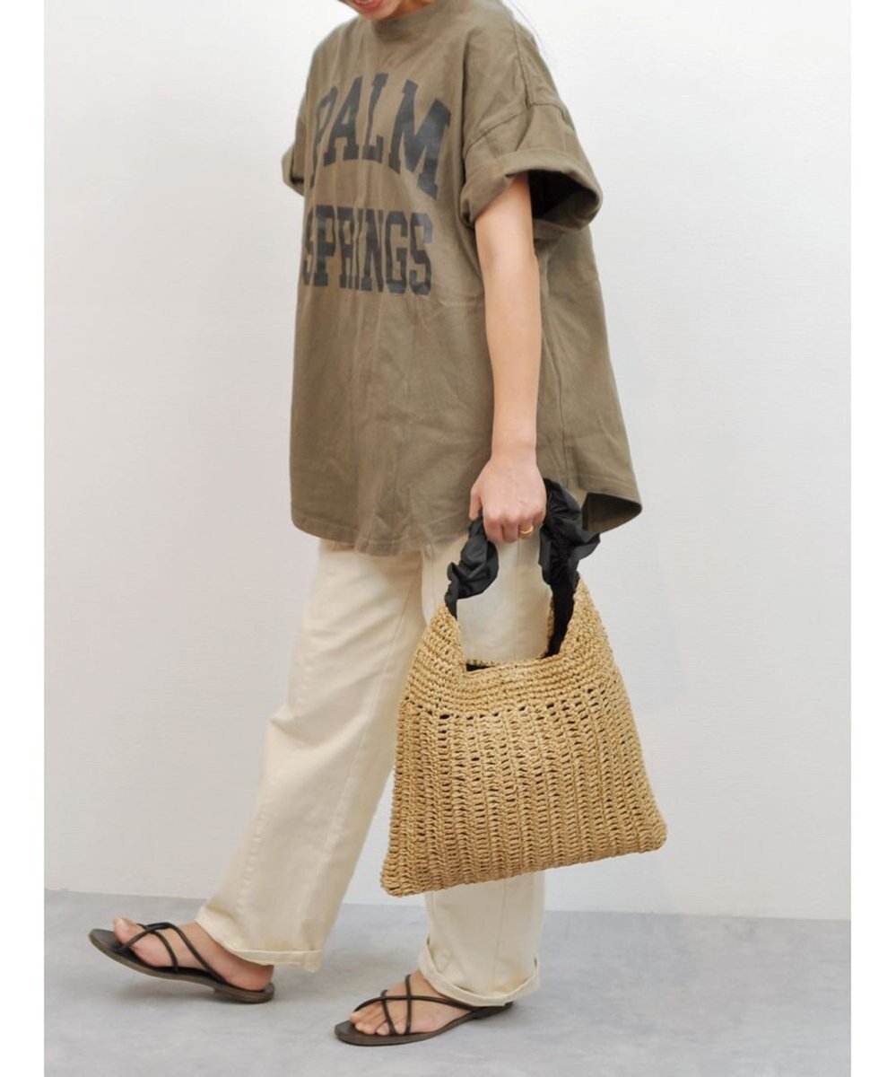 【アンビリオン/UNBILLION】のcachecache フリルワンハンドルペーパー手編みトート 人気、トレンドファッション・服の通販 founy(ファニー) 　ファッション　Fashion　レディースファッション　Fashion for Women　バッグ　Bags　カラフル　Colorful Design　ショルダー　Shoulder, Shoulder Strap　財布　Wallet, Purse　トレンド　Trend, Trending Now　手編み　Hand-Knitted, Handmade Knit　ハンド　Hand, Handmade　フェミニン　Feminine, Girly　フリル　Frill, Ruffle　ポーチ　Pouch, Small Case　ミックス　Mix, Mixed Style　モチーフ　Motif, Design Theme　再入荷　Restock / Back in Stock　 other-1|ID: prp329100004675610 ipo3291000000034317321