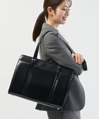 【ジェイ プレス/J.PRESS】の【リクルート対応・A4サイズ収納可】トート バッグ ブラック系|ID: prp329100004675621 ipo3291000000034425880