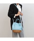 【アンビリオン/UNBILLION】のperche 牛革×ヤナギ底2wayトートバッグ サックスブルー|ID: prp329100004675625 ipo3291000000034317478