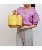 【アンビリオン/UNBILLION】のperche 牛革×ヤナギ底2wayトートバッグ イエロー|ID: prp329100004675625 ipo3291000000034317480