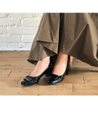 【リズ ラフィーネ/Riz raffinee】のRiz raffinee 【レイン対応】スクエアトゥレインパンプス ブラックエナメル|ID: prp329100004675629 ipo3291000000034318112