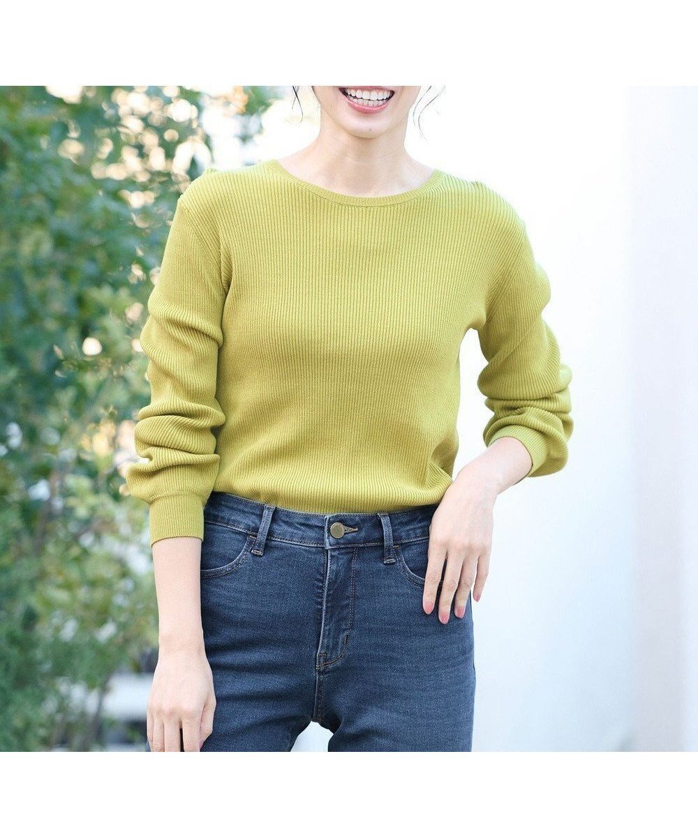 【エニー/ANY】の【洗濯機可能】パフスリーブリブニット インテリア・キッズ・メンズ・レディースファッション・服の通販 founy(ファニー) ファッション Fashion レディースファッション Fashion for Women トップス・カットソー Cut & Sew Tops ニット Knit Tops & Sweaters インナー Innerwear シンプル Simple, Minimal ストレッチ Stretch, Stretchy Fabric ストール Stole, Wrap スリーブ Sleeve, Long Sleeve / Short Sleeve セーター Sweater, Knitwear トレンド Trend, Trending Now ネックレス Necklace, Pendant Necklace ボトム Bottoms, Lower Wear ポケット Pocket, Pocket Detail リブニット Rib Knit, Ribbed Knit 夏 Summer 春 Spring S/S・春夏 SS, Spring/Summer, Warm Season グリーン|ID: prp329100004675643 ipo3291000000034317681