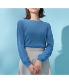 【エニー/ANY】の【洗濯機可能】パフスリーブリブニット ブルー|ID: prp329100004675643 ipo3291000000034317682