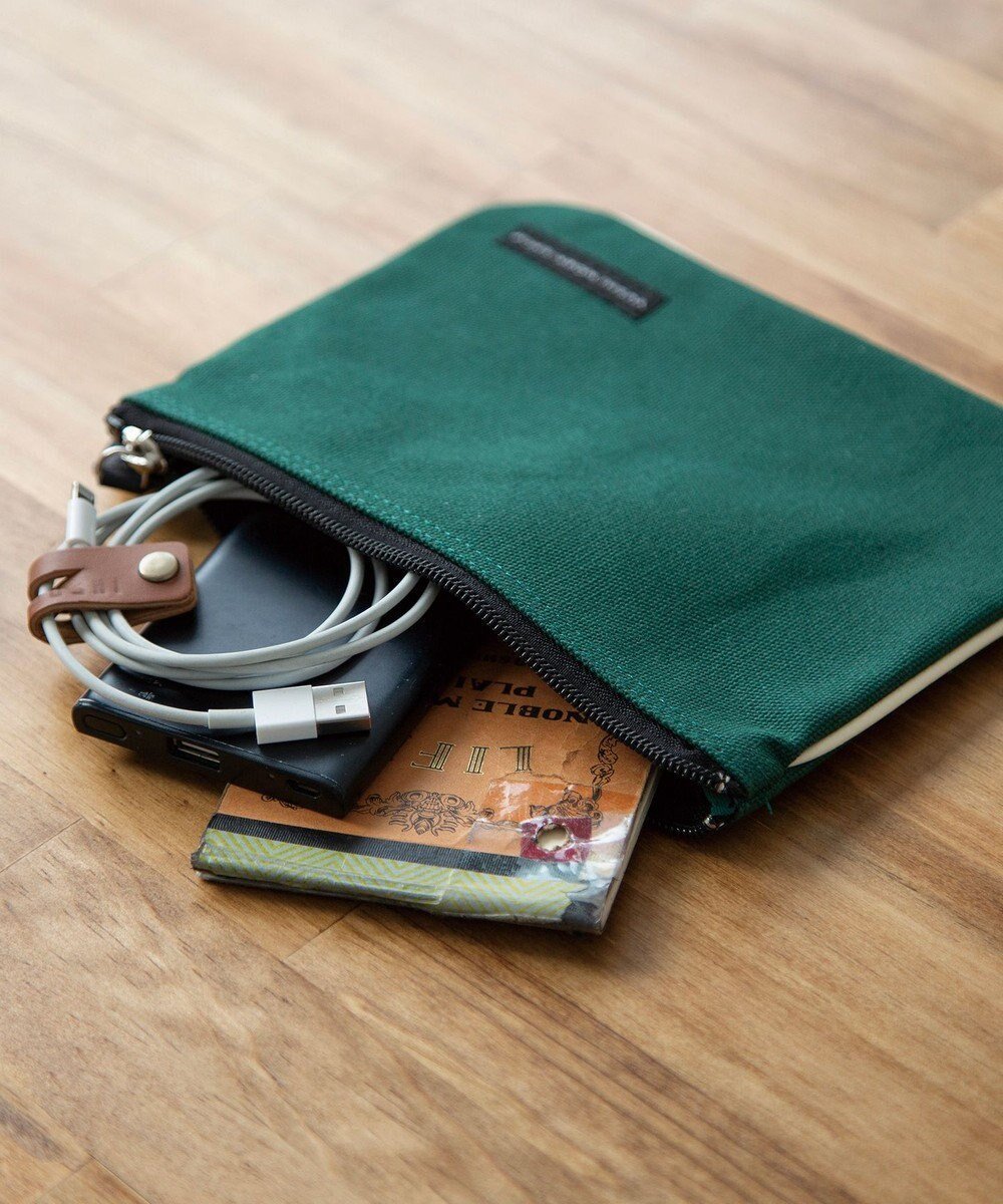 【ユーシ/YUSHI】のARLE - POUCH 帆布ポーチ インテリア・キッズ・メンズ・レディースファッション・服の通販 founy(ファニー) 　ファッション　Fashion　レディースファッション　Fashion for Women　ミニ財布・二つ折り財布　Wallets & Card Cases　ポーチ&ミニバッグ　Pouches & Mini Bags　ショルダー　Shoulder, Shoulder Strap　シンプル　Simple, Minimal　スマート　Smart, Elegant　財布　Wallet, Purse　トレンド　Trend, Trending Now　定番　Standard, Basic Item　パイピング　Piping, Trim Design　フィット　Fit, Slim Fit　フラップ　Flap, Flap Pocket　ボストンバッグ　Boston Bag, Retro Bag　ポケット　Pocket, Pocket Detail　ポーチ　Pouch, Small Case　日本製　Made In Japan　グリーン|ID: prp329100004675657 ipo3291000000033786065