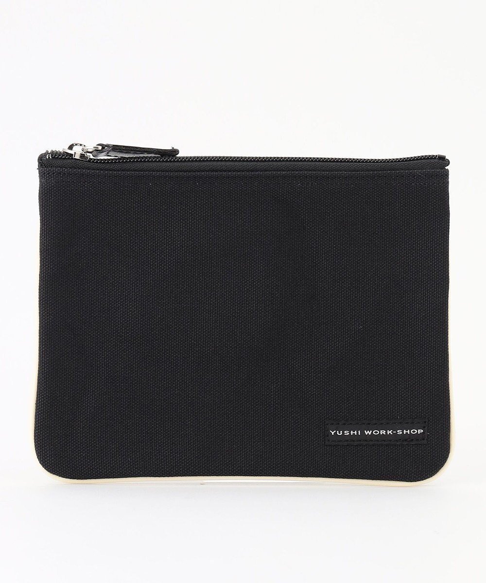 【ユーシ/YUSHI】のARLE - POUCH 帆布ポーチ インテリア・キッズ・メンズ・レディースファッション・服の通販 founy(ファニー) 　ファッション　Fashion　レディースファッション　Fashion for Women　ミニ財布・二つ折り財布　Wallets & Card Cases　ポーチ&ミニバッグ　Pouches & Mini Bags　ショルダー　Shoulder, Shoulder Strap　シンプル　Simple, Minimal　スマート　Smart, Elegant　財布　Wallet, Purse　トレンド　Trend, Trending Now　定番　Standard, Basic Item　パイピング　Piping, Trim Design　フィット　Fit, Slim Fit　フラップ　Flap, Flap Pocket　ボストンバッグ　Boston Bag, Retro Bag　ポケット　Pocket, Pocket Detail　ポーチ　Pouch, Small Case　日本製　Made In Japan　ブラック|ID: prp329100004675657 ipo3291000000033786067