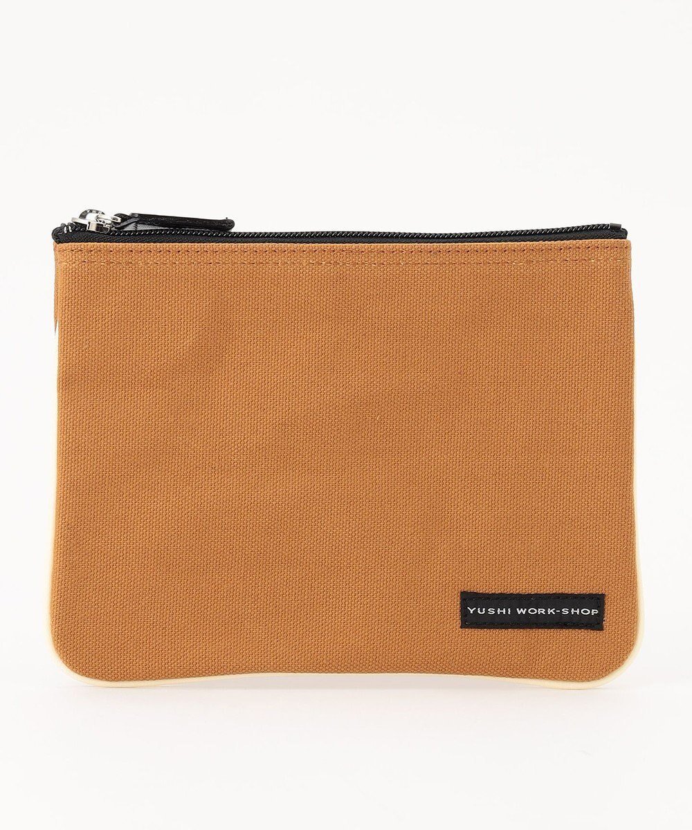 【ユーシ/YUSHI】のARLE - POUCH 帆布ポーチ インテリア・キッズ・メンズ・レディースファッション・服の通販 founy(ファニー) 　ファッション　Fashion　レディースファッション　Fashion for Women　ミニ財布・二つ折り財布　Wallets & Card Cases　ポーチ&ミニバッグ　Pouches & Mini Bags　ショルダー　Shoulder, Shoulder Strap　シンプル　Simple, Minimal　スマート　Smart, Elegant　財布　Wallet, Purse　トレンド　Trend, Trending Now　定番　Standard, Basic Item　パイピング　Piping, Trim Design　フィット　Fit, Slim Fit　フラップ　Flap, Flap Pocket　ボストンバッグ　Boston Bag, Retro Bag　ポケット　Pocket, Pocket Detail　ポーチ　Pouch, Small Case　日本製　Made In Japan　キャメル|ID: prp329100004675657 ipo3291000000033786068