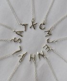 【ヨア/yoaa】のシルバー925 イニシャル ネックレス シルバー925|ID: prp329100004675664 ipo3291000000034318377