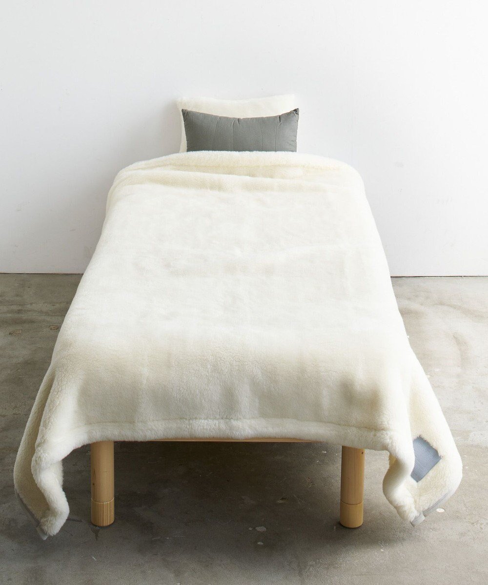 【ルームアンドスプール/LOOM&SPOOL】のSRN2メリノウール毛布シングル インテリア・キッズ・メンズ・レディースファッション・服の通販 founy(ファニー) ファッション Fashion レディースファッション Fashion for Women 洗える Machine Washable スリッパ Slippers, Room Shoes バランス Balance, Style Balance フェイク Faux, Fake ブランケット Blanket, Throw Blanket ムートン Shearling, Mouton リアル Real, Realistic アイボリーIV|ID: prp329100004675665 ipo3291000000034318383