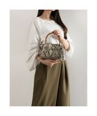 【アンビリオン/UNBILLION】のカシュカシュ cachecache / バンブーヒネリミニハンドバッグ パイソン|ID: prp329100004675668 ipo3291000000034318408