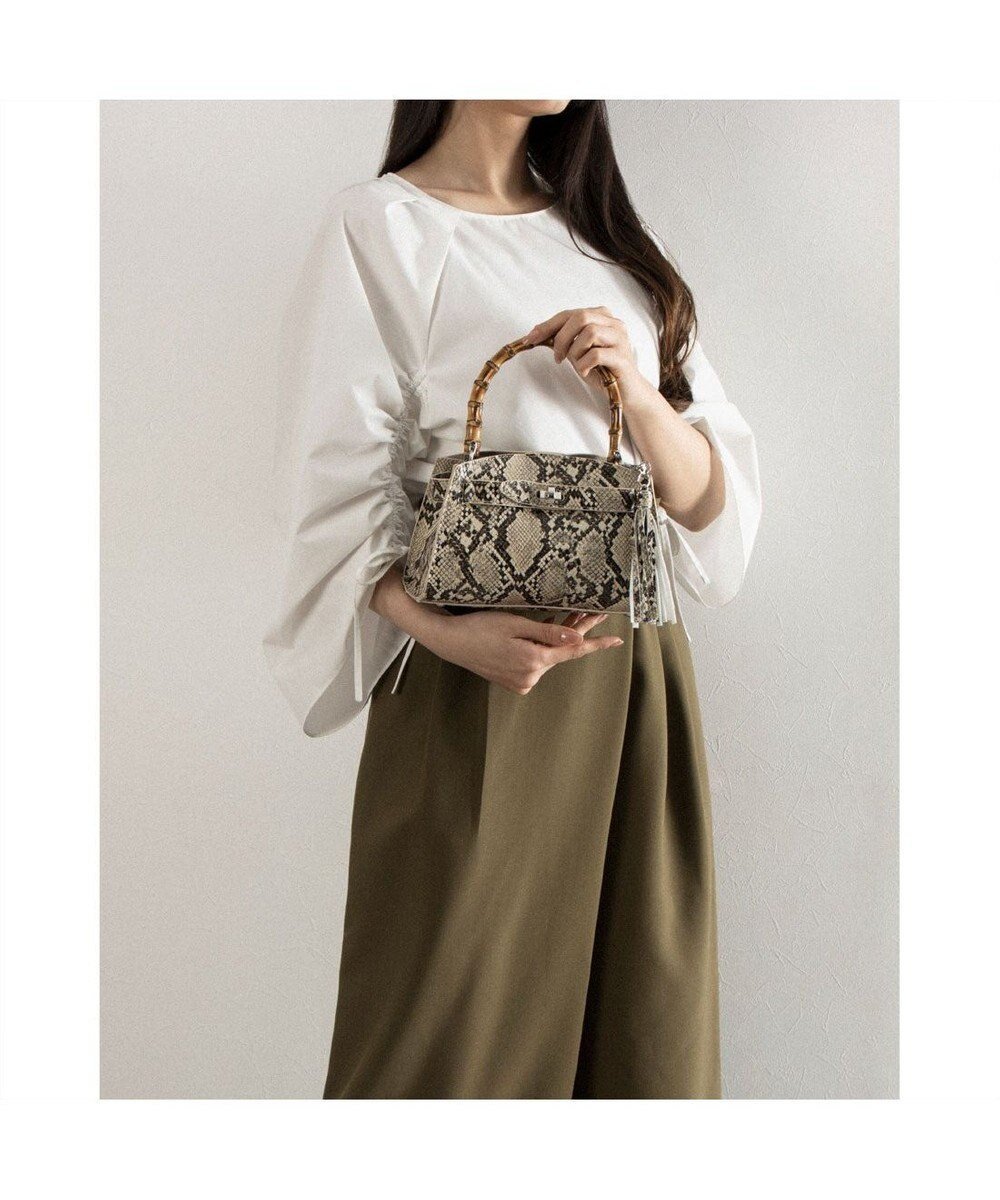 【アンビリオン/UNBILLION】のカシュカシュ cachecache / バンブーヒネリミニハンドバッグ インテリア・キッズ・メンズ・レディースファッション・服の通販 founy(ファニー) ファッション Fashion レディースファッション Fashion for Women バッグ Bags カラフル Colorful Design コンビ Combo, Combination Style ショルダー Shoulder, Shoulder Strap 財布 Wallet, Purse タッセル Tassel, Fringe ハンド Hand, Handmade ポケット Pocket, Pocket Detail マグネット Magnet, Magnetic Closure ミックス Mix, Mixed Style モチーフ Motif, Design Theme 再入荷 Restock / Back in Stock パイソン|ID: prp329100004675668 ipo3291000000034318408