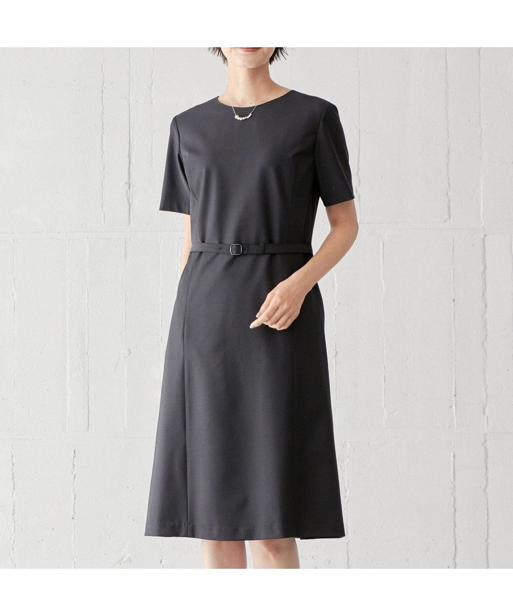 【ジェイ プレス/J.PRESS】のBAHARIYE SOLID フレアー ワンピース 人気、トレンドファッション・服の通販 founy(ファニー) 　ファッション　Fashion　レディースファッション　Fashion for Women　ワンピース　Dresses　春　Spring　切替　Switching, Contrast Panel　ジャケット　Jacket, Outerwear　ストレッチ　Stretch, Stretchy Fabric　フィット　Fit, Slim Fit　無地　Plain, Solid Color　楽ちん　Easy Fit, Comfortable　S/S・春夏　SS, Spring/Summer, Warm Season　夏　Summer　エレガント 上品　Elegant　 other-1|ID: prp329100004675669 ipo3291000000033786109
