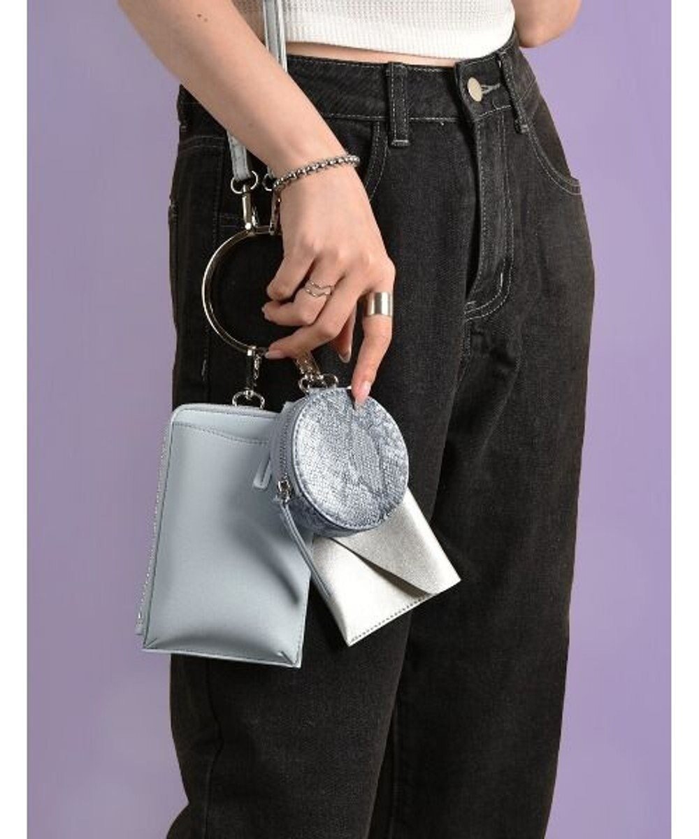 【ラ バガジェリー/LA BAGAGERIE】の【MONICA】3連マルチショルダーバッグ インテリア・キッズ・メンズ・レディースファッション・服の通販 founy(ファニー) ファッション Fashion レディースファッション Fashion for Women バッグ Bags アクセサリー Fashion Accessories ショルダー Shoulder, Shoulder Strap スマート Smart, Elegant トライアングル Triangle, Triangular Shape ポケット Pocket, Pocket Detail ポーチ Pouch, Small Case ラップ Wrap, Wrap Design アイスブルー|ID: prp329100004675681 ipo3291000000034211522