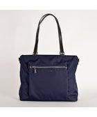 【ラ バガジェリー/LA BAGAGERIE】のコーデュラ×リサイクルレザー スクエアトート ネイビー系その他|ID: prp329100004675703 ipo3291000000034317903