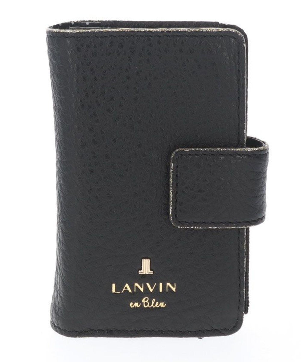 【ランバン オン ブルー/LANVIN en Bleu】のメラニー スマートキー対応キーケース インテリア・キッズ・メンズ・レディースファッション・服の通販 founy(ファニー) ファッション Fashion レディースファッション Fashion for Women ミニ財布・二つ折り財布 Wallets & Card Cases アクセサリー Fashion Accessories インナー Innerwear ガーリー Girly, Feminine Style グリッター Glitter, Sparkle シンプル Simple, Minimal スマート Smart, Elegant ドット Polka Dot, Dot Pattern 財布 Wallet, Purse ブラック|ID: prp329100004675711 ipo3291000000034318020