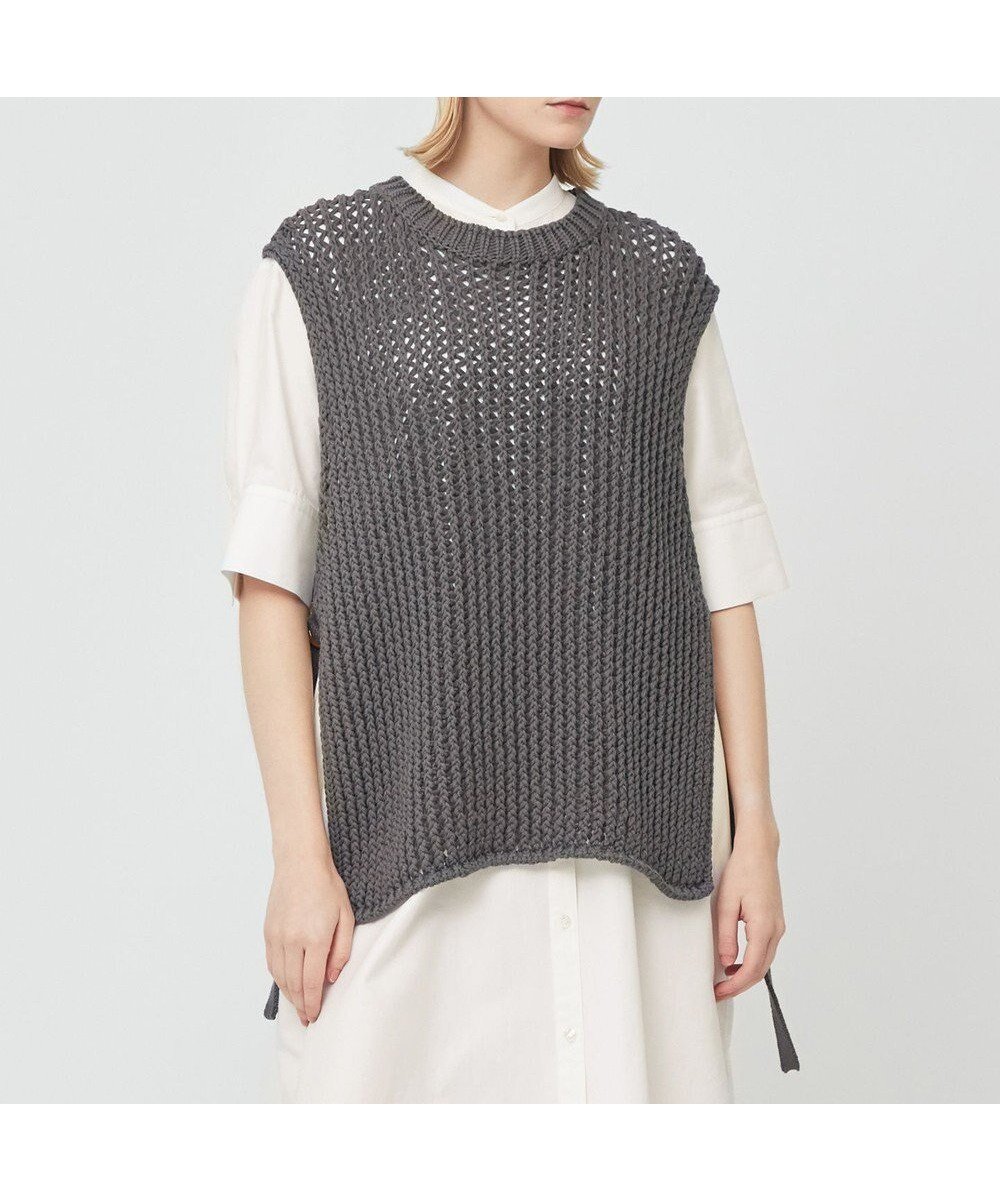 【ベイジ,/BEIGE,】のMALLOW / ニットベスト インテリア・キッズ・メンズ・レディースファッション・服の通販 founy(ファニー) 　ファッション　Fashion　レディースファッション　Fashion for Women　アウター　Coat / Outerwear Collection　トップス・カットソー　Cut & Sew Tops　ニット　Knit Tops & Sweaters　ベスト&ジレ / 重ね着スタイル　Vests & Gilets　2023年　2023　2023春夏・S/S　Spring/Summer 2023 SS23　おすすめ　Recommended / Our Picks　インナー　Innerwear　セーター　Sweater, Knitwear　デニム　Denim, Jeans Material　ベスト　Vest, Waistcoat　エレガント 上品　Elegant　夏　Summer　定番　Standard, Basic Item　春　Spring　S/S・春夏　SS, Spring/Summer, Warm Season　Slate|ID: prp329100004675721 ipo3291000000033786305