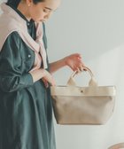 【トプカピ/TOPKAPI】の【Breath TOPKAPI】リプルネオレザー ミニトートバッグ ペールベージュ|ID: prp329100004675729 ipo3291000000034318790