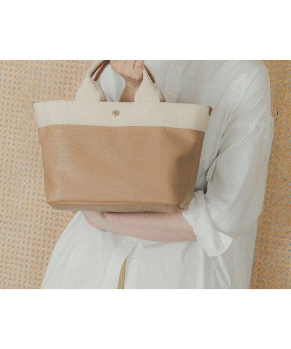 【トプカピ/TOPKAPI】の【Breath TOPKAPI】リプルネオレザー ミニトートバッグ インテリア・キッズ・メンズ・レディースファッション・服の通販 founy(ファニー) 　ファッション　Fashion　レディースファッション　Fashion for Women　バッグ　Bags　クール　Cool, Chic　軽量　Lightweight, Ultra Light　ショルダー　Shoulder, Shoulder Strap　シンプル　Simple, Minimal　トラベル　Travel, Travel Gear　人気　Popular, Best Seller　ビーチ　Beach, Seaside　ポーチ　Pouch, Small Case　モダン　Modern, Contemporary　リゾート　Resort, Vacation Style　ワンポイント　One Point, Statement Accent　おすすめ　Recommended / Our Picks　ミルクティ|ID: prp329100004675729 ipo3291000000034318794