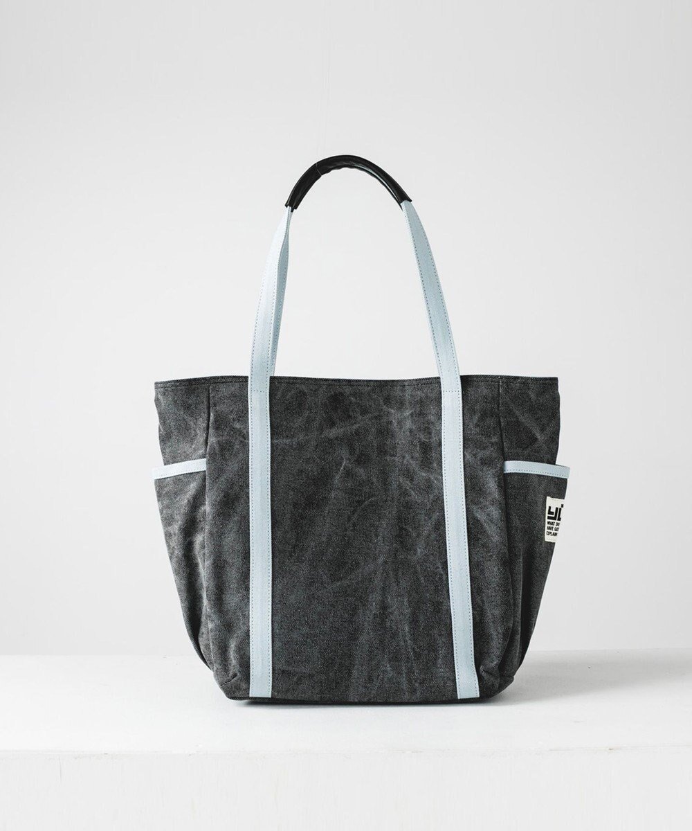 【ユーシ/YUSHI】のEnjoy life - FREESTYLE TOTE 帆布トートバッグ インテリア・キッズ・メンズ・レディースファッション・服の通販 founy(ファニー) ファッション Fashion レディースファッション Fashion for Women バッグ Bags アウトドア Outdoor Clothing クッション Cushion, Throw Pillow ショルダー Shoulder, Shoulder Strap ポケット Pocket, Pocket Detail ブラック|ID: prp329100004675734 ipo3291000000034318544