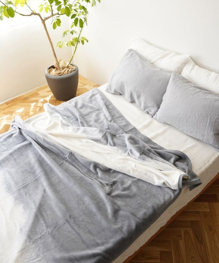 【ルームアンドスプール/LOOM&SPOOL】の【洗える/閲覧人気NO.5】FOL綿毛布シングル/グレー インテリア・キッズ・メンズ・レディースファッション・服の通販 founy(ファニー) https://founy.com/ ファッション Fashion レディースファッション Fashion for Women 洗える Machine Washable グラデーション Gradient, Ombre 抗菌 Antibacterial, Bacteria-Resistant スリッパ Slippers, Room Shoes ダブル Double, Double-Breasted テクスチャー Texture, Textured Fabric 人気 Popular, Best Seller ブランケット Blanket, Throw Blanket プリント Print, Printed Pattern |ID: prp329100004675736 ipo3291000000033786368