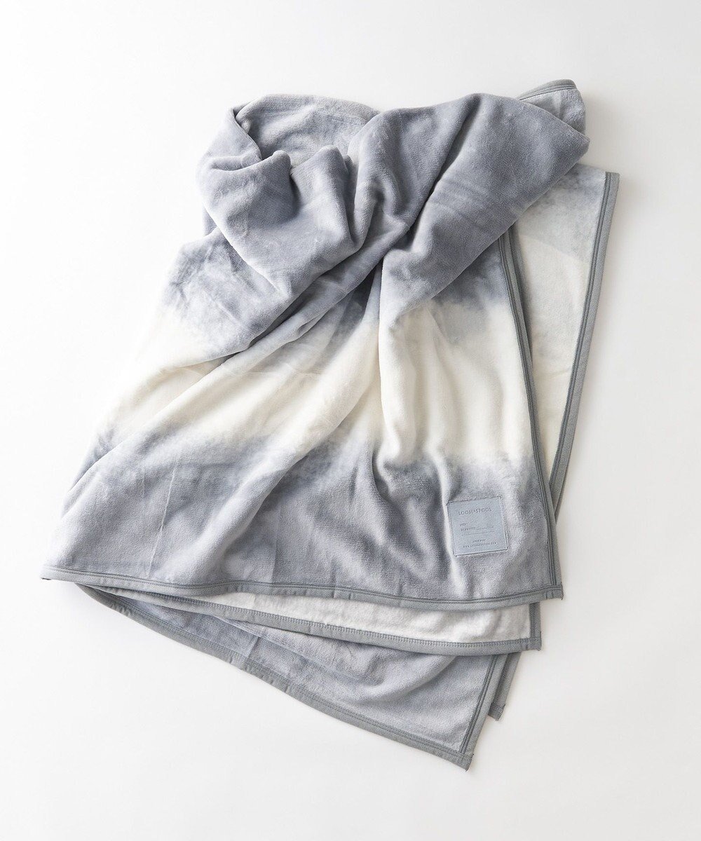 【ルームアンドスプール/LOOM&SPOOL】のFOL綿毛布ダブル/グレー 人気、トレンドファッション・服の通販 founy(ファニー) ファッション Fashion レディースファッション Fashion for Women グラデーション Gradient, Ombre 抗菌 Antibacterial, Bacteria-Resistant スリッパ Slippers, Room Shoes ダブル Double, Double-Breasted テクスチャー Texture, Textured Fabric ブランケット Blanket, Throw Blanket プリント Print, Printed Pattern other-1|ID: prp329100004675738 ipo3291000000034318572