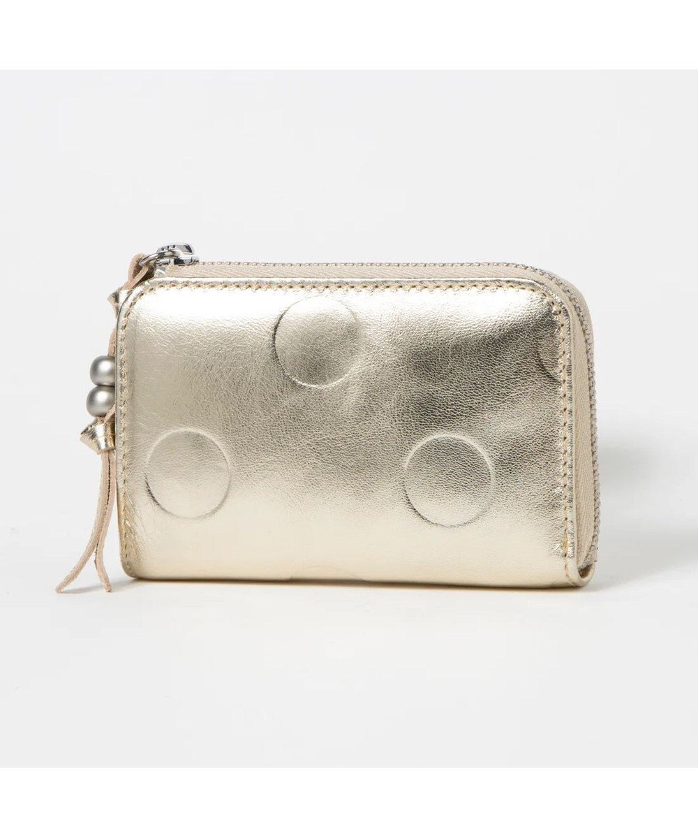 【アンビリオン/UNBILLION】のペルケ perche / ドット型押しスマートキーケース インテリア・キッズ・メンズ・レディースファッション・服の通販 founy(ファニー) 　ファッション　Fashion　レディースファッション　Fashion for Women　ミニ財布・二つ折り財布　Wallets & Card Cases　おすすめ　Recommended / Our Picks　アクセサリー　Fashion Accessories　ギフト プレゼント　Gift / Present　ドット　Polka Dot, Dot Pattern　ポケット　Pocket, Pocket Detail　財布　Wallet, Purse　ゴールド|ID: prp329100004675775 ipo3291000000036241361