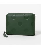 【アンビリオン/UNBILLION】のペルケ perche / ドット型押しラウンドパームフィット財布 グリーン|ID: prp329100004675776 ipo3291000000034318940