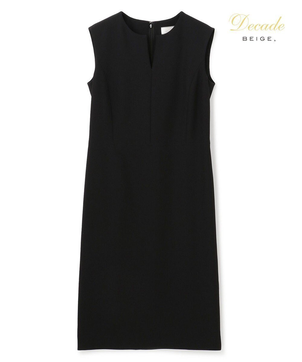 【ベイジ,/BEIGE,】のLUIZA / ノースリーブワンピース インテリア・キッズ・メンズ・レディースファッション・服の通販 founy(ファニー) ファッション Fashion レディースファッション Fashion for Women ワンピース Dresses エレガント 上品 Elegant 洗える Machine Washable カーディガン Cardigan, Knitwear コンパクト Compact, Small Size ジャケット Jacket, Outerwear スタイリッシュ Stylish, Fashionable ストレッチ Stretch, Stretchy Fabric スリット Slit, Slit Detail セットアップ Set-Up, Coordinated Outfit ツイル Twist, Twisted Detail 定番 Standard, Basic Item ノースリーブ Sleeveless, No-Sleeve 人気 Popular, Best Seller ラウンド Round, Round Neck A/W・秋冬 Autumn/Winter S/S・春夏 SS, Spring/Summer, Warm Season 夏 Summer ビジネス 仕事 通勤 Business / Work / Commuting Black|ID: prp329100004675779 ipo3291000000034318974