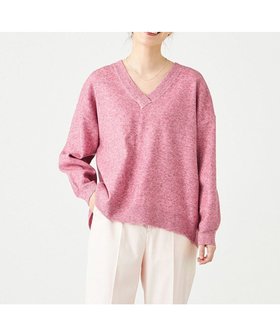 【シェアパーク/SHARE PARK】のソフトタッチVネックニット 人気、トレンドファッション・服の通販 founy(ファニー) ファッション Fashion レディースファッション Fashion for Women トップス・カットソー Cut & Sew Tops ニット Knit Tops & Sweaters Vネックトップス V-Neck Tops / V-Cut Neckline Shirts シンプル Simple, Minimal セーター Sweater, Knitwear トレンド Trend, Trending Now ボトム Bottoms, Lower Wear A/W・秋冬 Autumn/Winter |ID:prp329100004675835