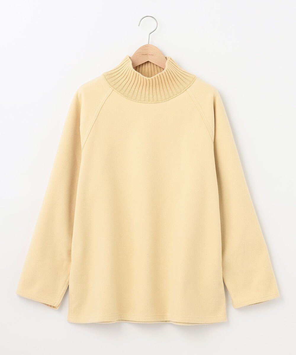 【シェアパーク/SHARE PARK】のラグランスリープハイネックプルオーバー 人気、トレンドファッション・服の通販 founy(ファニー) 　ファッション　Fashion　レディースファッション　Fashion for Women　トップス・カットソー　Cut & Sew Tops　シャツ・ブラウス・オフィスカジュアル　Elegant Blouses & Button-Ups　ロングTシャツ・Tシャツ　Longline T-Shirts & Tees　カジュアルプルオーバー・ニットトップス　Pullovers & Knit Tops / Casual Pullovers　カットソー・ベーシックTシャツ　Cut-and-Sewn Tops / Stretch Tees & Basics　カットソー　Cut and Sewn Top　スリーブ　Sleeve, Long Sleeve / Short Sleeve　ハイネック　High Neck, Mock Neck　メルトン　Melton, Heavy Wool　A/W・秋冬　Autumn/Winter　 other-1|ID: prp329100004675837 ipo3291000000033786690