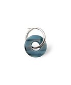 【シュスイ/susui】の〈ブランド定番〉【doughnut】フープピアス L (シルバーミラー)_片耳 ブルー|ID: prp329100004675856 ipo3291000000033786747